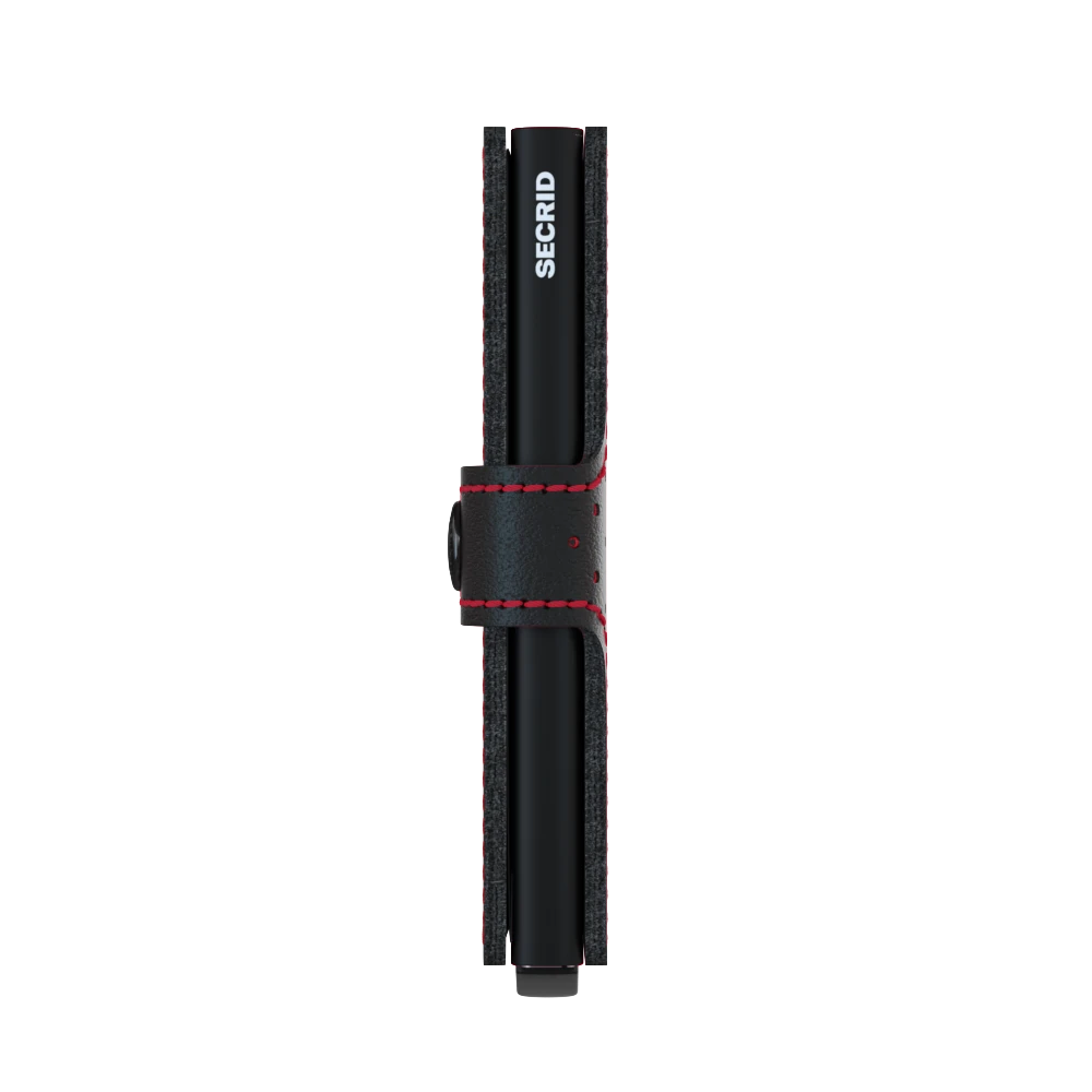 Secrid Miniwallet Perforated MPF - Black-Red