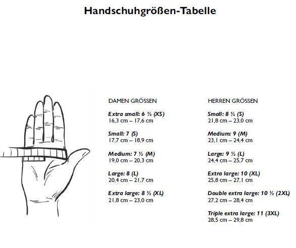 KESSLER Leif (Farbe : black | Größe : 9,5) Herrenlederhandschuh