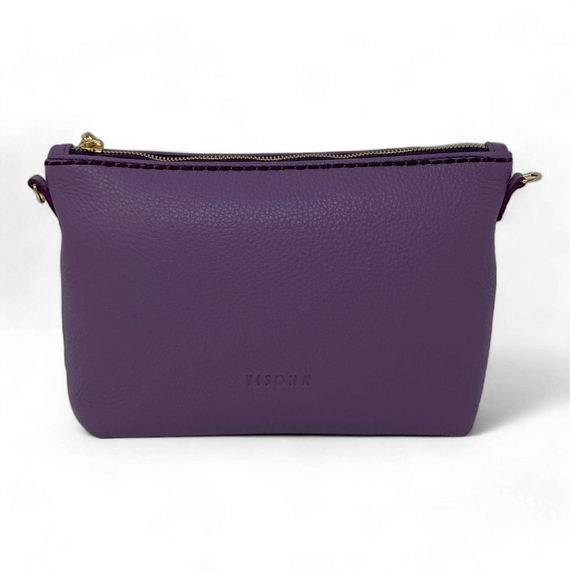 Visona, Small Goods - violetta - kleine Tasche mit Gurt