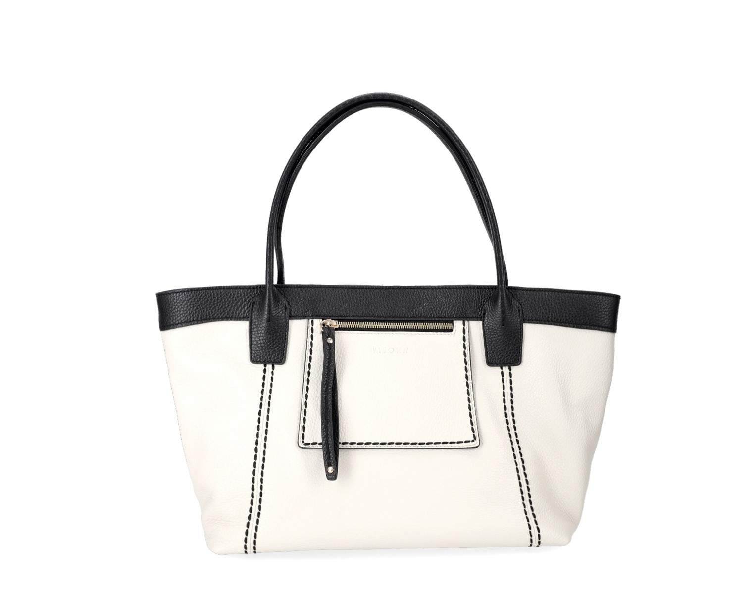 Visona, Anna - latte/nero - Shopper