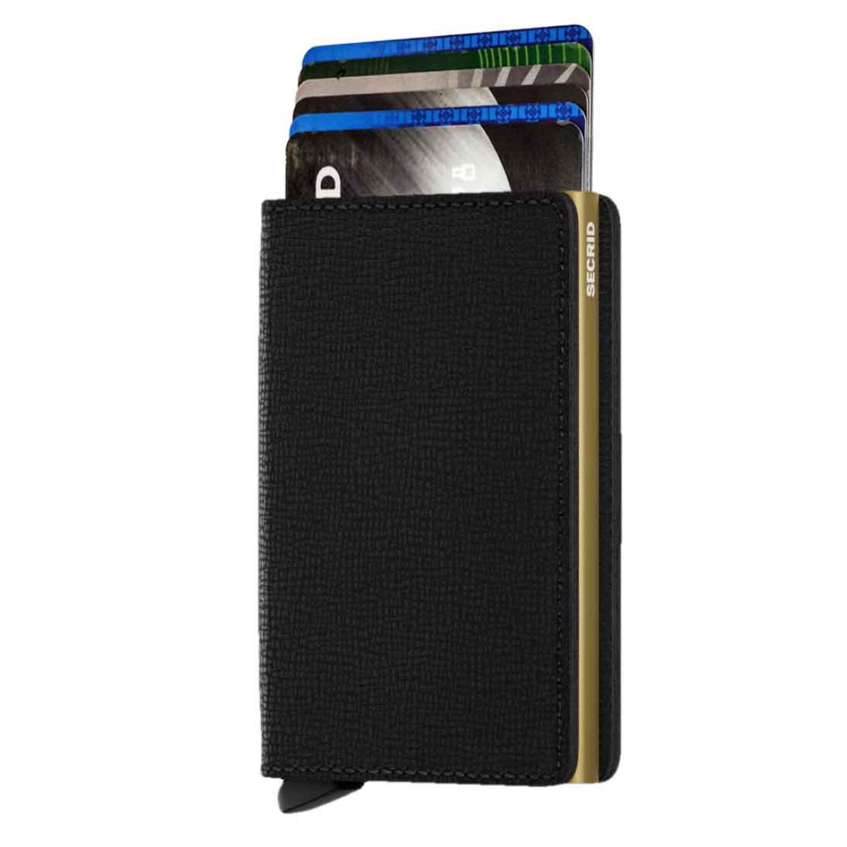 Secrid Slimwallet Crisple SC -  Black Gold