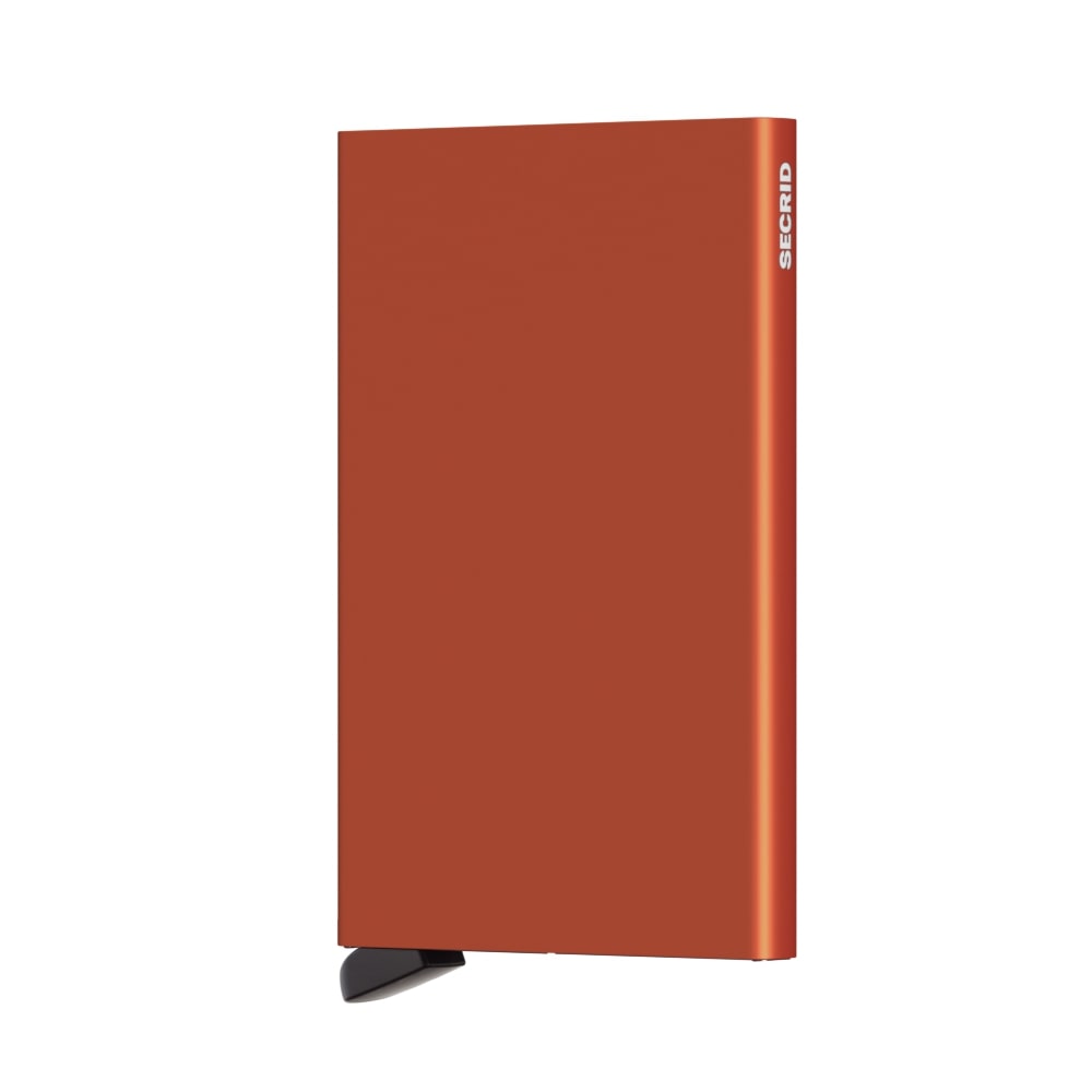 Secrid Kartenhalter in Rot aus Aluminium
